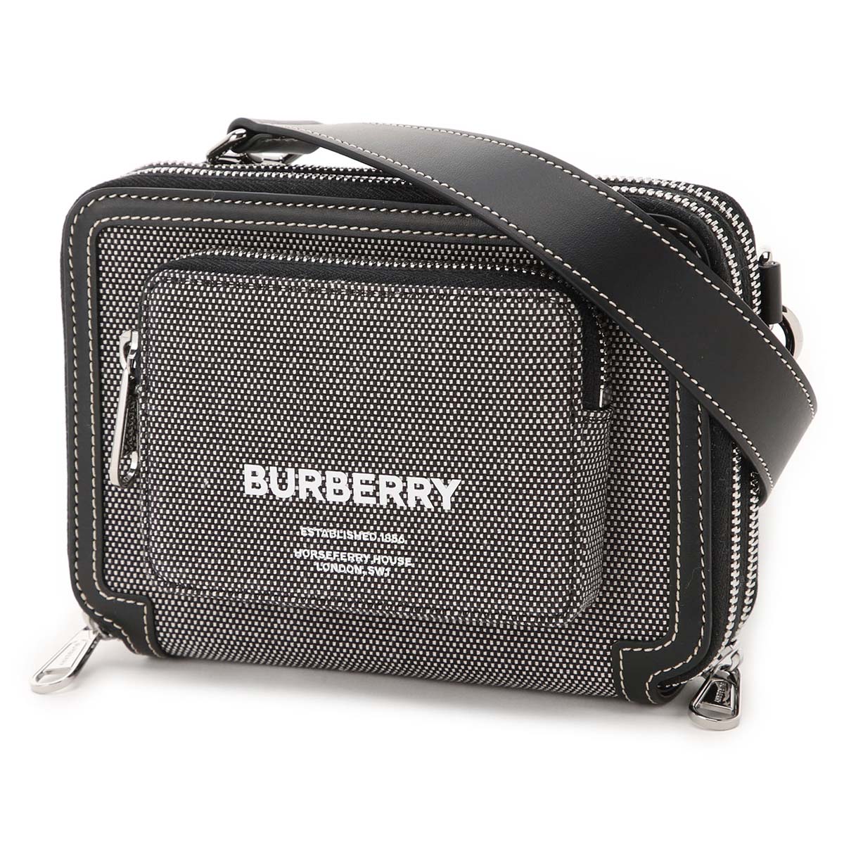 【8万円均一】【アウトレット】バーバリー BURBERRY クロスボディバッグ グレー 8049278 grey【返品送料無料】 2022SS