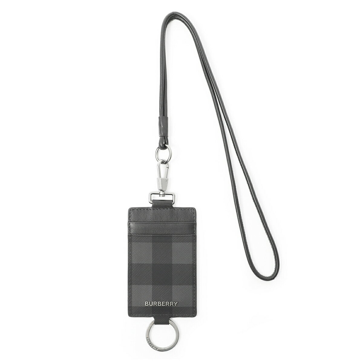 【アウトレット】バーバリー BURBERRY キーケース ブラック メンズ 8054745 charcoal ID LANYARD BRT【返品送料無料】【ラッピング無料】[2022AW] 2