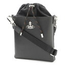 ヴィヴィアンウエストウッド Vivienne Westwood ショルダーバッグ 52040037 l001n la n402la black KENT DRAWSTRING CROSSBODY【返品送料無料】[2023AW]