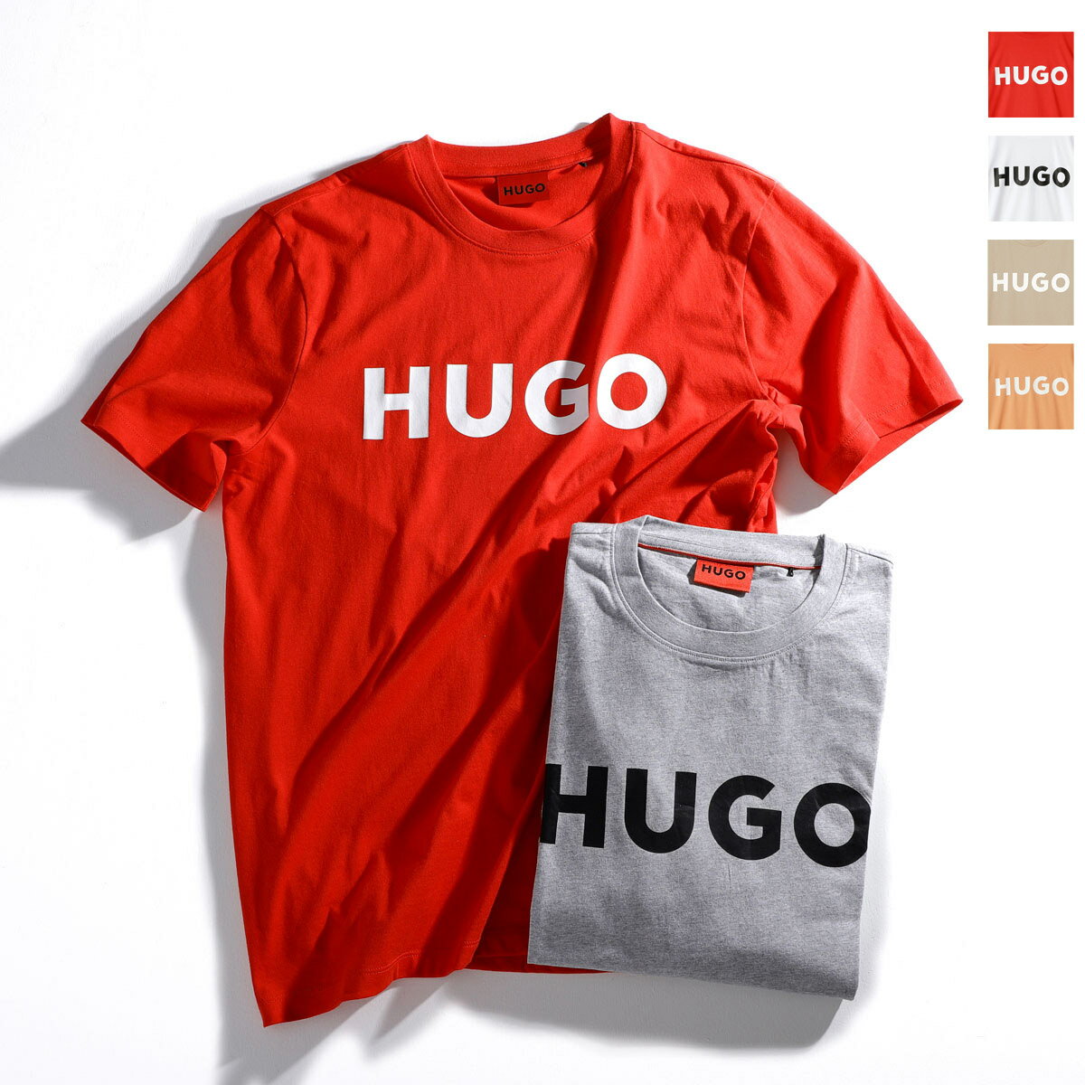 ヒューゴヒューゴボス HUGO HUGOBOSS クルーネックTシャツ メンズ dulivio 50467556 10229761 001 DULIVIO