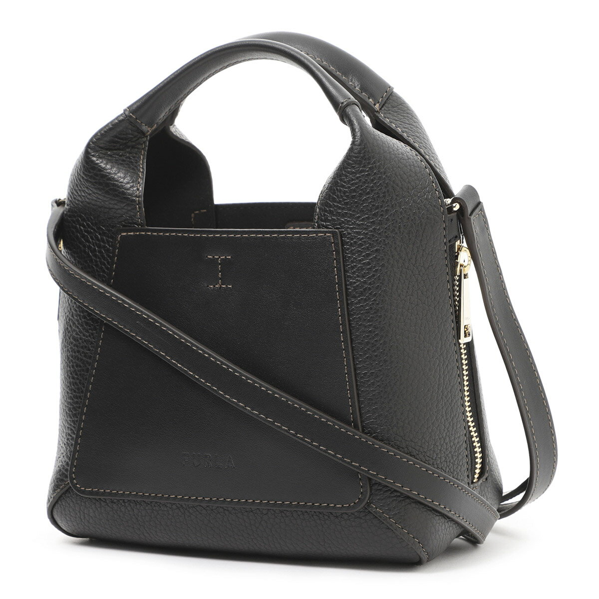 フルラ トートバッグ（レディース） フルラ FURLA トートバッグ ブラック wb00583 bx0181 b7700 nero marmo c GILDA MINI【返品送料無料】[2023AW]