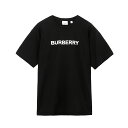 バーバリー Tシャツ メンズ バーバリー BURBERRY クルーネックTシャツ ブラック 8055307 black HARRISTON【返品送料無料】[2023AW]