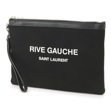 サンローラン SAINT LAURENT ドキュメントケース ポーチ ブラック メンズ 581369 96nae 1070 POCHETTE RIVE GAUCHE【あす楽対応_関東】【返品送料無料】【ラッピング無料】[2022AW]