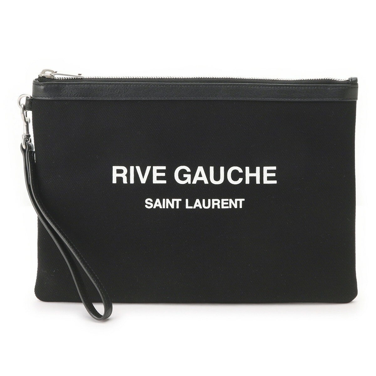 サンローラン SAINT LAURENT ドキュメントケース ポーチ ブラック メンズ 581369 96nae 1070 POCHETTE RIVE GAUCHE【あす楽対応_関東】【返品送料無料】【ラッピング無料】[2022AW]