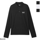 【4/18限定 当選確率1/2 MAX100 POINT BACK ※要エントリー】エンポリオアルマーニ EA7 EMPORIO ARMANI 長袖ポロシャツ メンズ 8npf05 pjm5z 1200【返品送料無料】【ラッピング無料】 2023AW