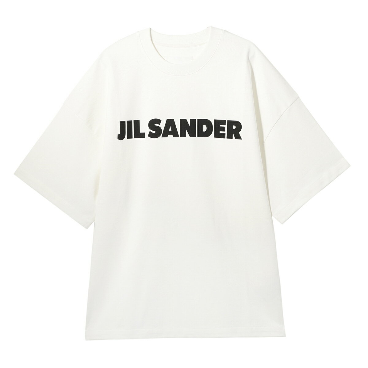 【3万円均一】【5/10限定 当選確率1/2 MAX100 POINT BACK ※要エントリー】ジルサンダー JIL SANDER クルーネックTシャツ ホワイト j21gc0001 j45047 102【返品送料無料】 2023AW