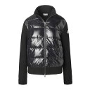 【アウトレット】モンクレール MONCLER ダウン切り替え ニットブルゾン ブラック 9b00008 m1131 999【返品送料無料】