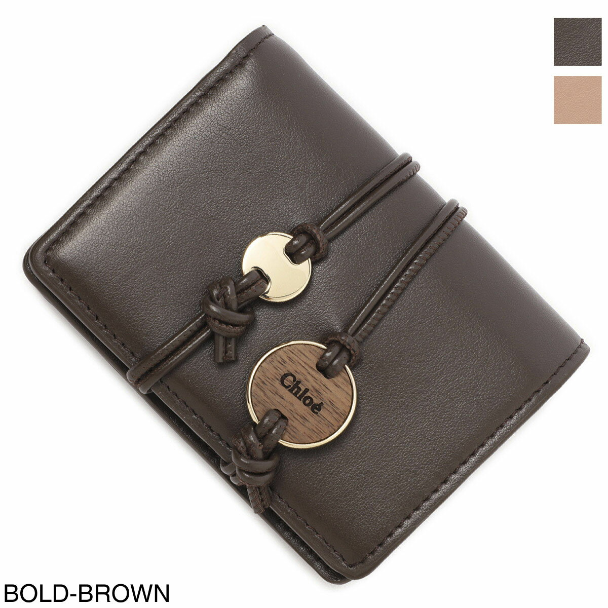 クロエ Chloe 2つ折り財布 小銭入れ付き レディース chc22ap332i10 297 boldbrown MALOU【あす楽対応_関東】【返品送料無料】【ラッピング無料】[2022AW]