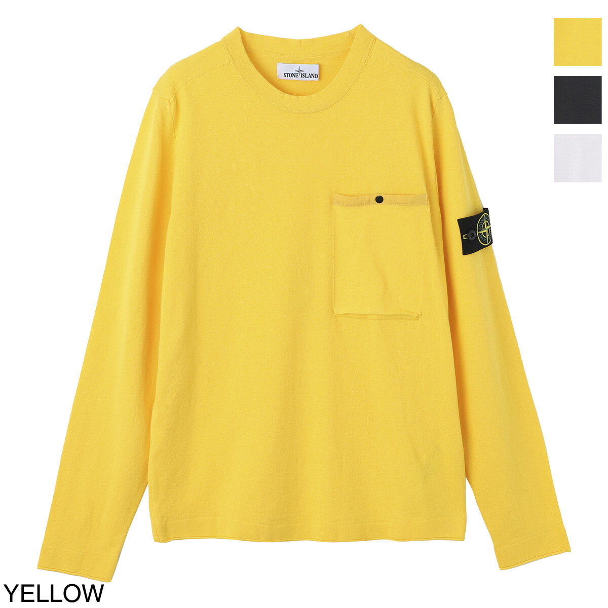 【アウトレット】ストーンアイランド STONE ISLAND クルーネック 長袖カットソー 7615 ...