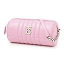 【アウトレット】バーバリー BURBERRY ショルダーバッグ バレルバッグ ピンク 8049221 primrosepink QUILTED LEATHER LOLA BARREL BAG【返品送料無料】