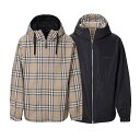 バーバリー BURBERRY リバーシブルジャケット フーデッドジャケット ベージュ 8054481 truffle ip check【返品送料無料】[2022AW]