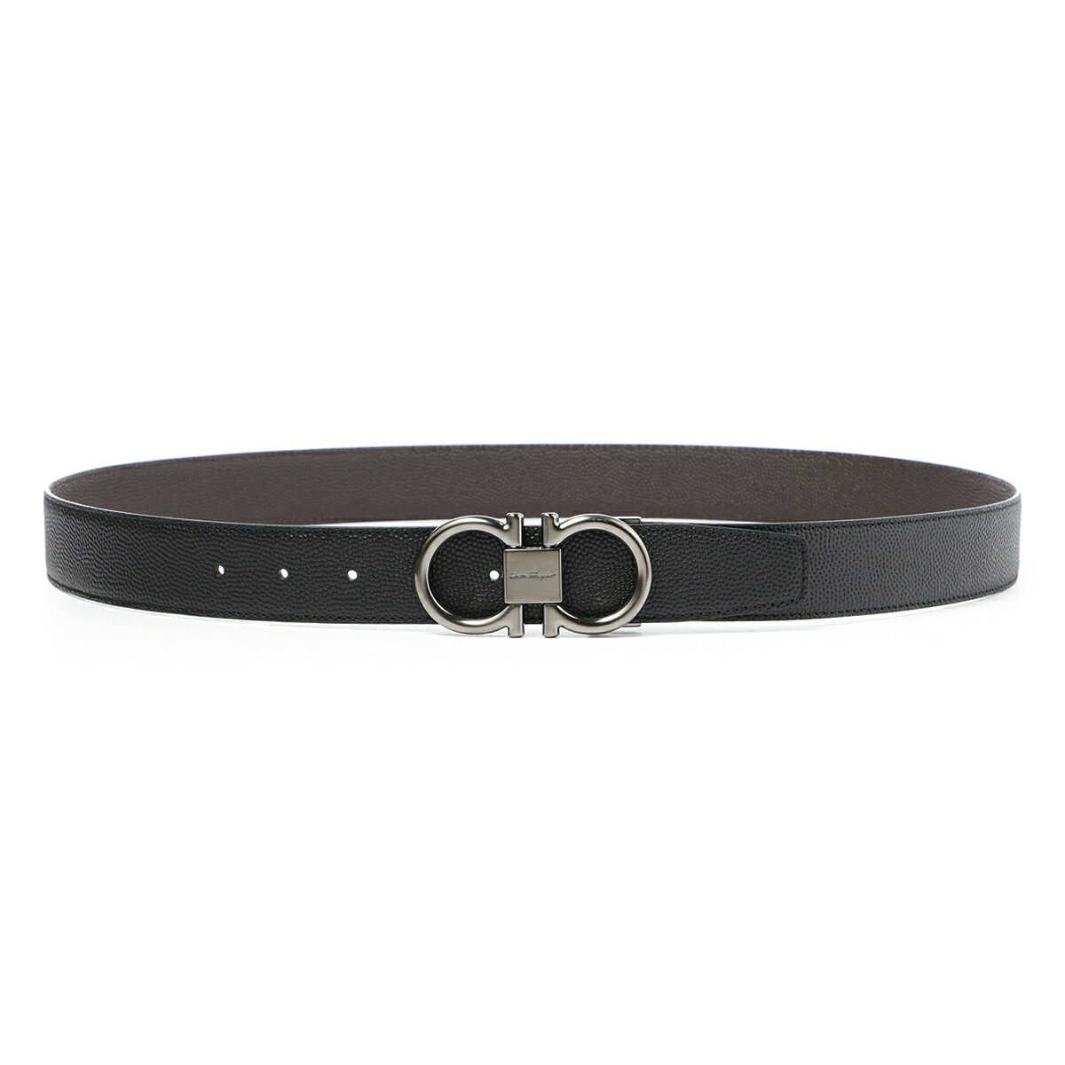 【5万円均一】フェラガモ FERRAGAMO (Salvatore Ferragamo) リバーシブル ベルト メンズ 679938 0698949 nero chocolat REVERSIBLE BELT【返品送料無料】【ラッピング無料】 3