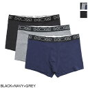 【アウトレット】オム HOM ボクサーパンツ 3点セット メンズ 400387 40v002 HOM BOXERLINE #2【返品交換不可】