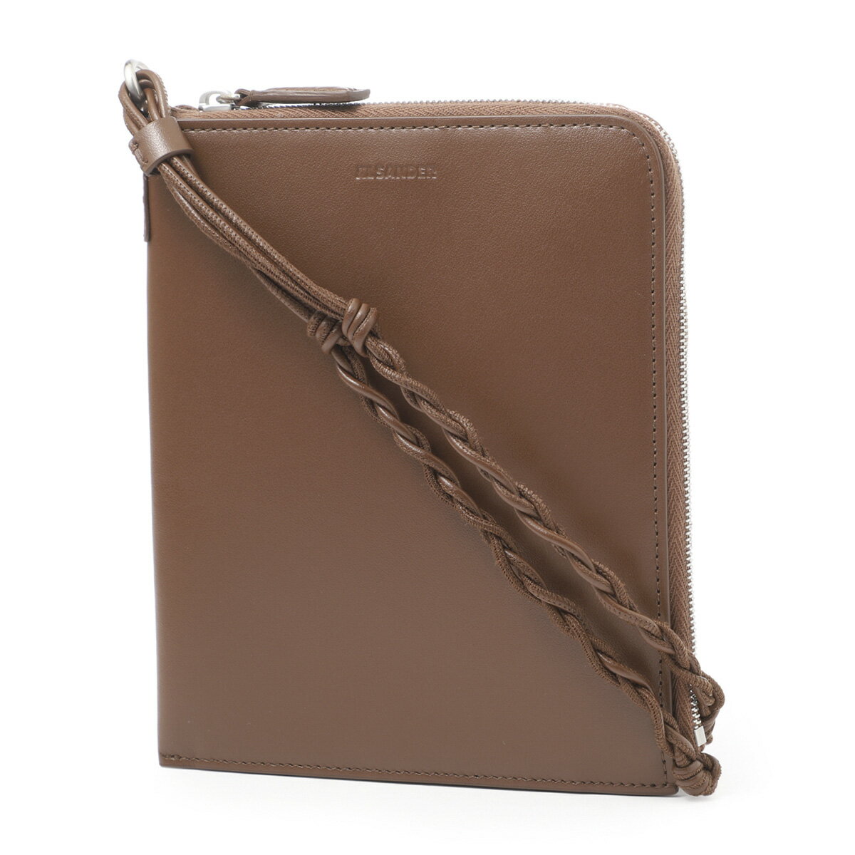 【4万円均一】【アウトレット】ジルサンダー JIL SANDER パスポートケース ポーチ ブラウン j25vl0004 p4966 213 TANGLE PASSPORT HOLDER【返品送料無料】[2022AW]