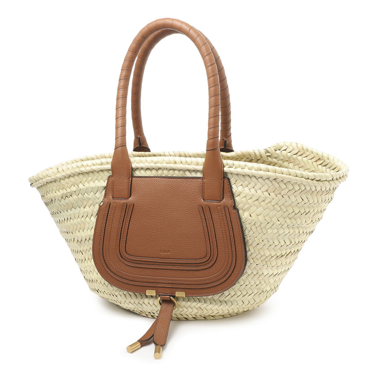 【4万円均一】【アウトレット】クロエ Chloe バスケットバッグ ブラウン chc22as728i32 25m tan MARCIE【返品送料無料】 2022AW