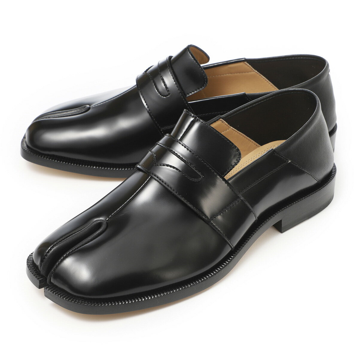 【P12倍！10/24 20時 ~ 11/2 10時まで】【アウトレット】メゾンマルジェラ Maison Margiela ローファー モカシン ブラック レディース s39wr0021 p2820 t8013 TABI タビシューズ【あす楽対応_関東】【返品送料無料】【ラッピング無料】のサムネイル