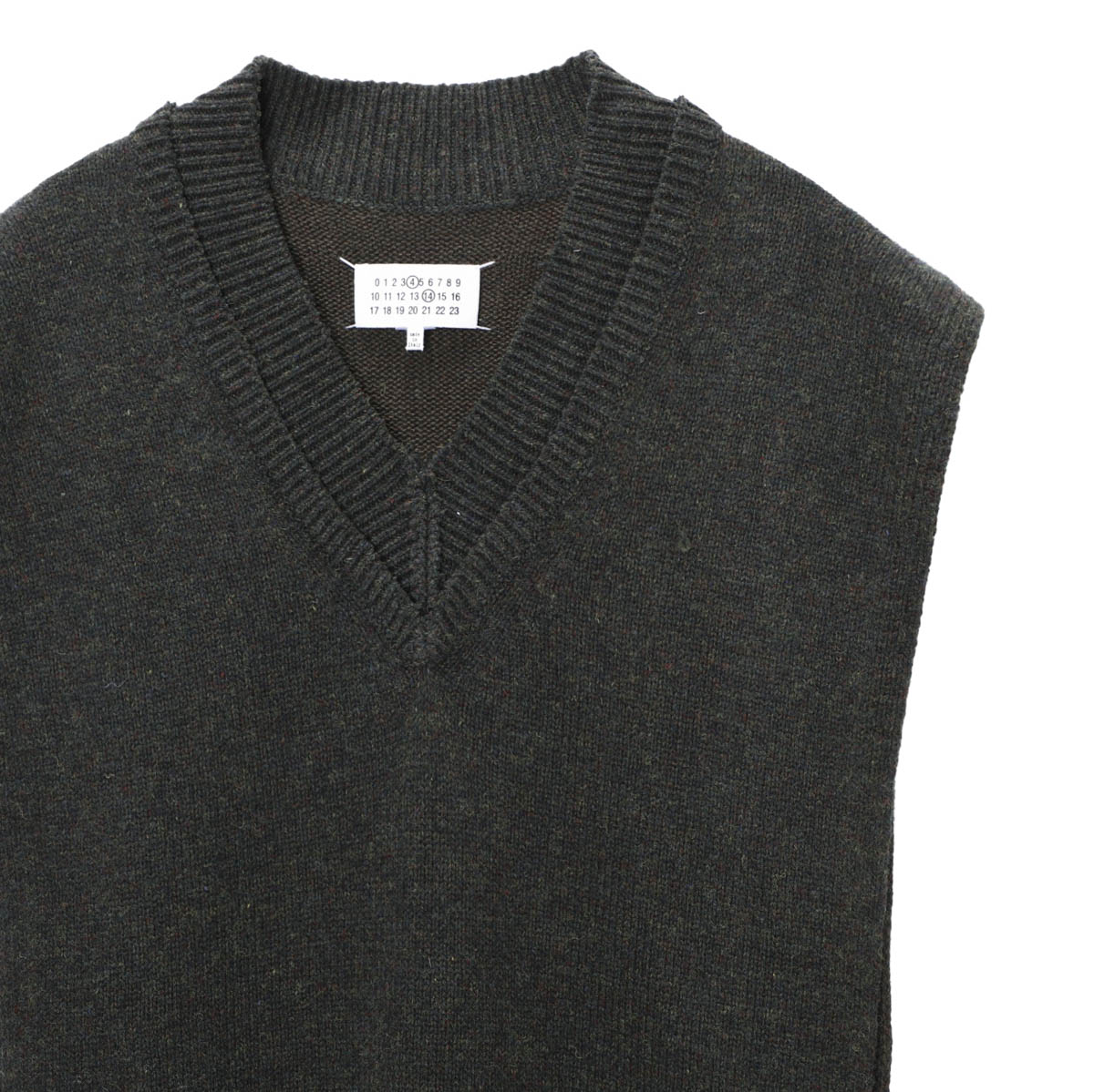 【アウトレット】メゾンマルジェラ Maison Margiela ニットベスト si1th0001 s18064 695f【返品送料無料】