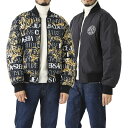 【アウトレット】ヴェルサーチェ VERSACE JEANS COUTURE ボンバージャケット ブラック 73gas4d0 cqs43 g89【返品送料無料】 2022AW