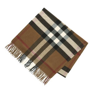 ڥȥåȡۥСХ꡼ BURBERRY ȡ ֥饦 8045336 birchbrown OVERSIZED HALF MEGA CHECK SCARF̵