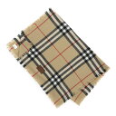 バーバリー マフラー（メンズ） 【アウトレット】バーバリー BURBERRY ストール ベージュ 8046212 archivebeige SFA GIANT CHECK CASHMERE SCARF【返品送料無料】