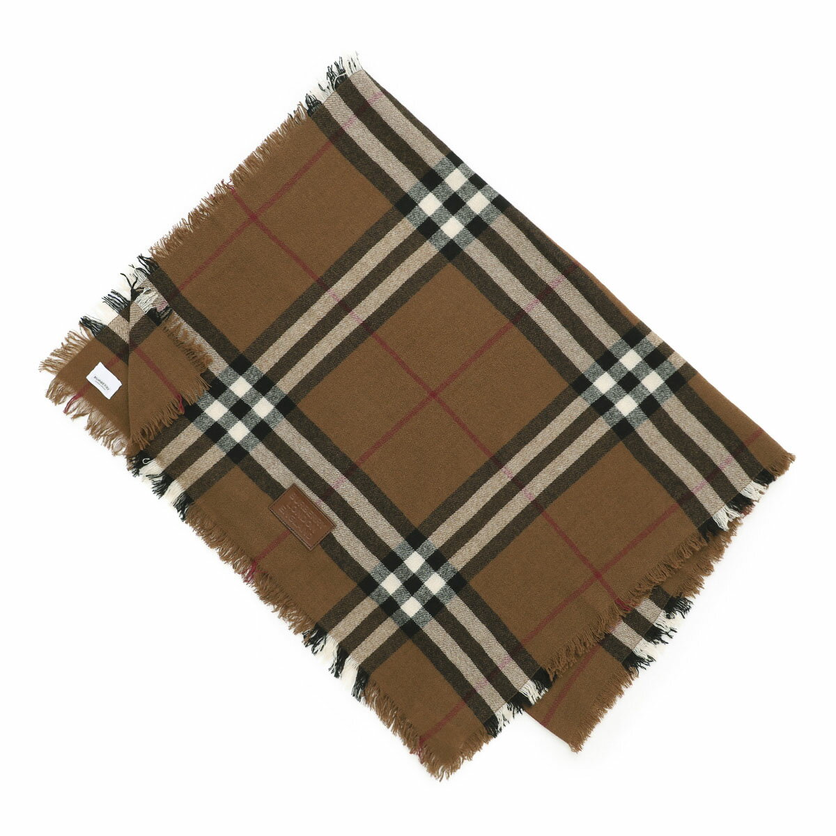 バーバリー マフラー（メンズ） 【アウトレット】バーバリー BURBERRY ストール ブラウン 8046213 birchbrown SFA GIANT CHECK CASHMERE SCARF【返品送料無料】