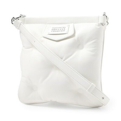 【P7倍!9/19 20時 ~ 10/3 10時まで】メゾンマルジェラ Maison Margiela ショルダーバッグ クロスボディバッグ ホワイト メンズ sb1wg0005 p4300 t1003 GLAM SLAM グラム スラム【あす楽対応_関東】【返品送料無料】【ラッピング無料】