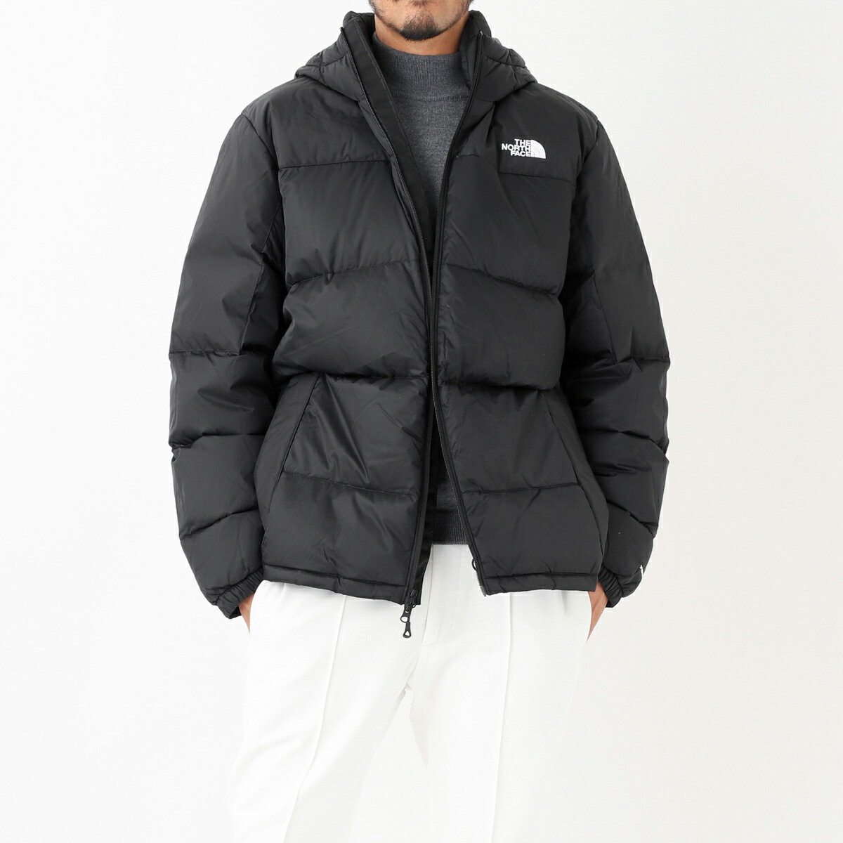 ノースフェイス THE NORTH FACE ダウンジャケット ブラック nf0a4m9l kx7 DIABLO DOWN HOODIE JACKET【返品送料無料】