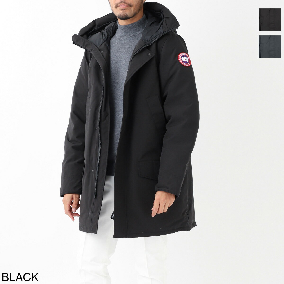 カナダグース CANADA GOOSE ダウンコート 2052m 61 black LANGFORD PARKA【返品送料無料】