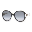 【3万円均一】【アウトレット】グッチ GUCCI サングラス ブラック 491399 j1691 1012 ROUND-FRAME INTERLOCKING G【返品送料無料】