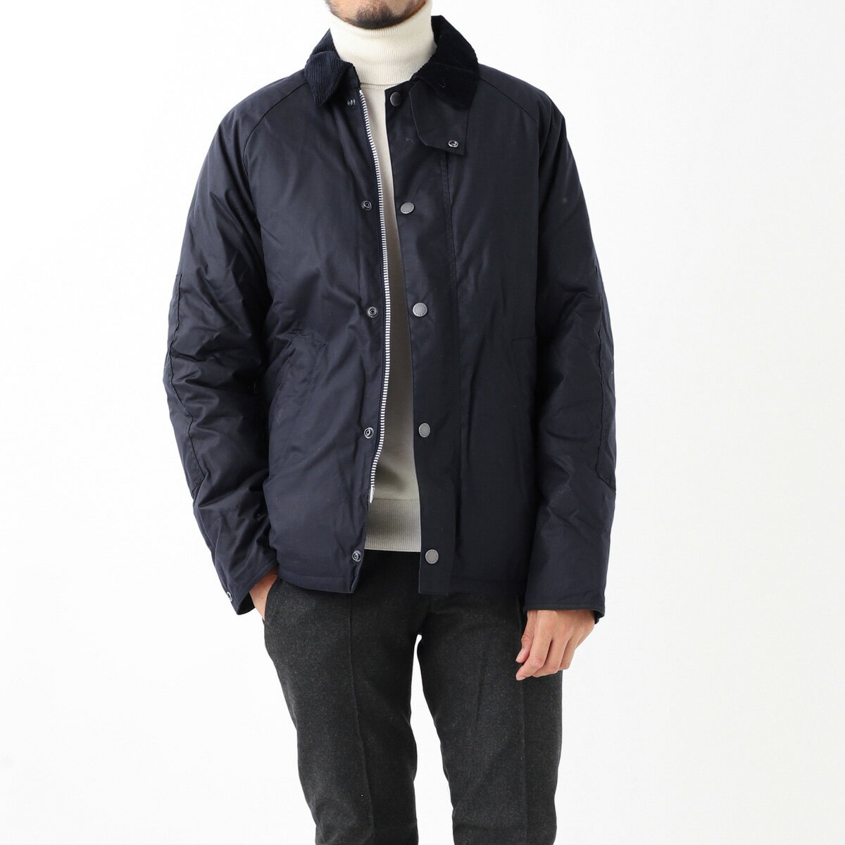 バブアー コート メンズ バブアー Barbour ワックスコーティング ジャケット ブルー mwx2001ny92 navy BARBOUR NARA WAX JACKET【返品送料無料】