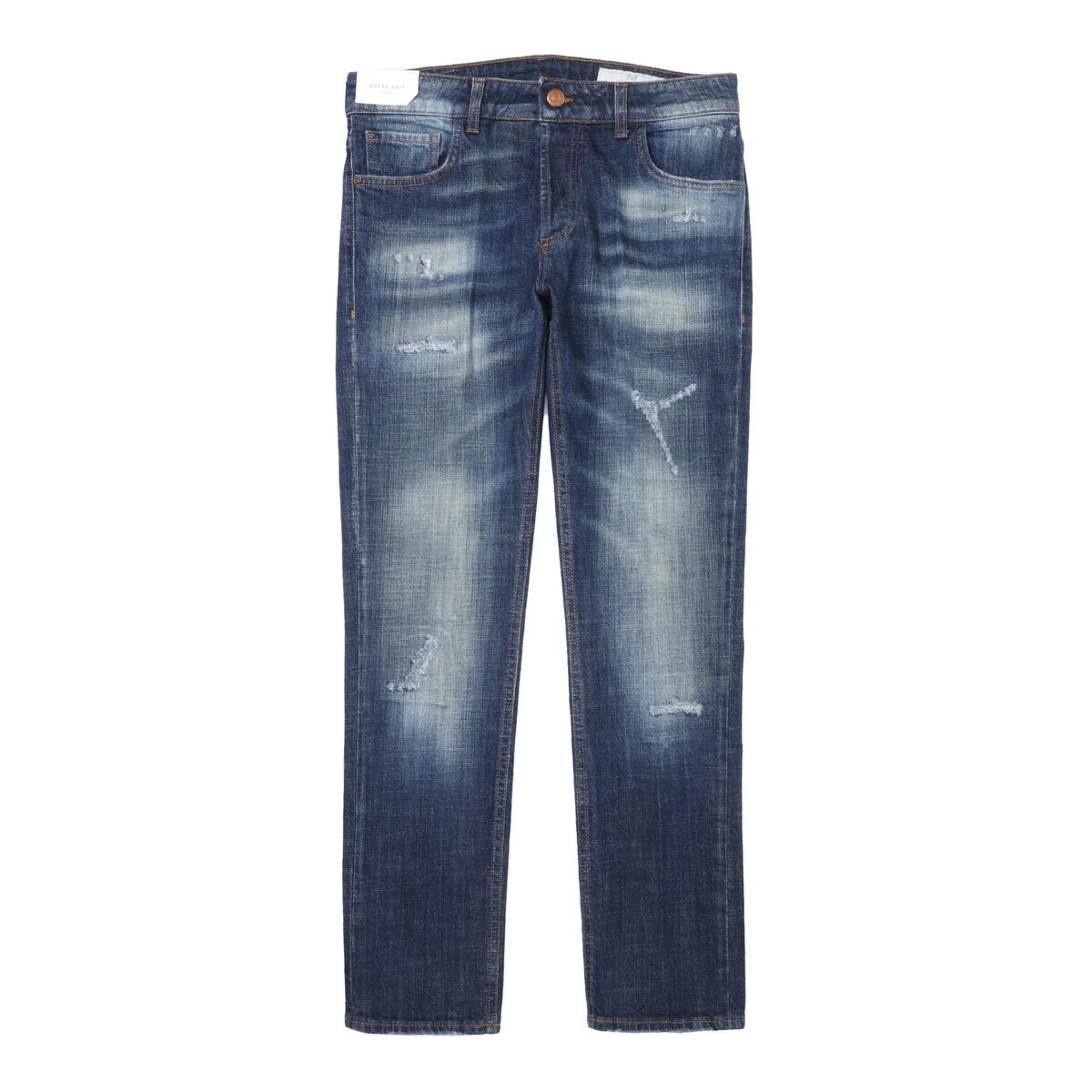 アントレアミ entre amis ボタンフライジーンズ ブルー 8177 1967l1036 5 TK DENIM CORTO