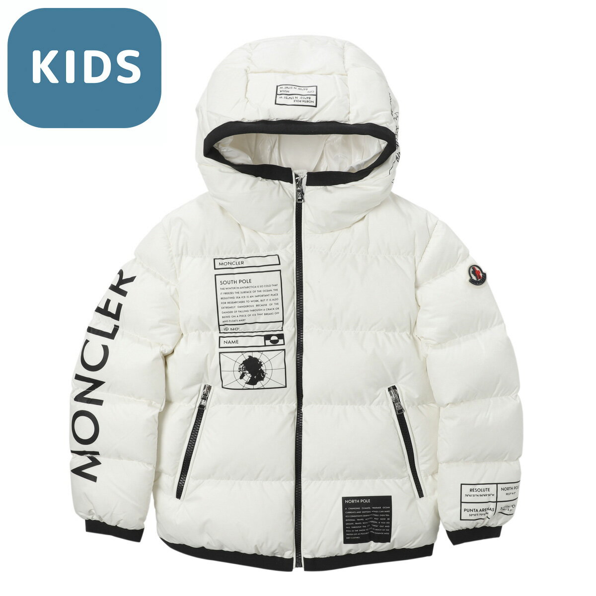 モンクレール MONCLER ダウンジャケット ホワイト larm 1a00051 68352 032 LARM【返品送料無料】[2022AW]