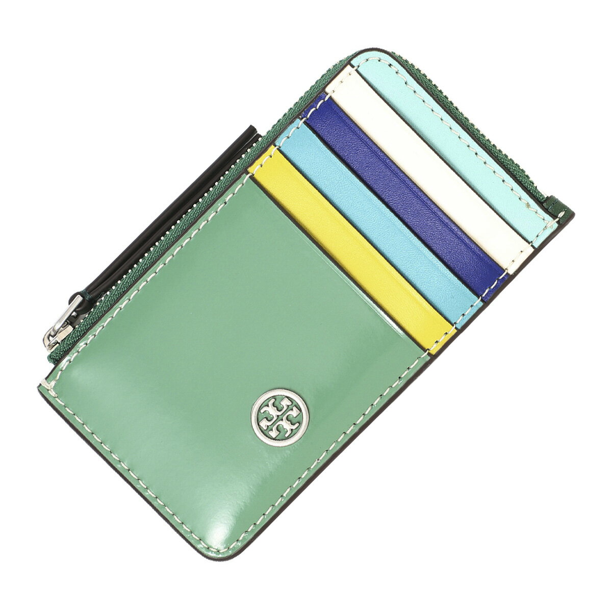 トリーバーチ TORY BURCH カードケース グリーン レディース 142963 349 ROBINSON【あす楽対応_関東】【返品送料無料】【ラッピング無料】