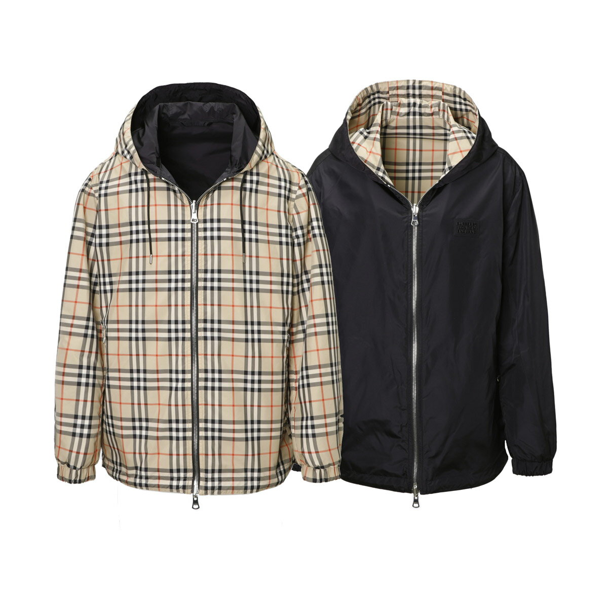 バーバリー BURBERRY リバーシブルジャケット フーデッドジャケット ベージュ 8027097 archivebeige ip chk REVERSIBLE Vintage CHECK HOODED JACKET