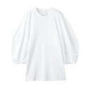 【3万円均一】【アウトレット】クロエ Chloe バルーンスリーブトップ ホワイト レディース chc23sjh03182 101 white【返品送料無料】【ラッピング無料】[2023SS]