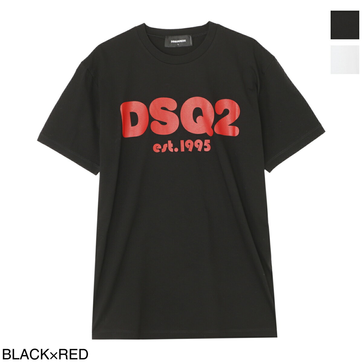 【1万5千円均一】【アウトレット】ディースクエアード DSQUARED2 クルーネック半袖Tシャツ s74gd1086 s23009 900【返品送料無料】[2023SS]