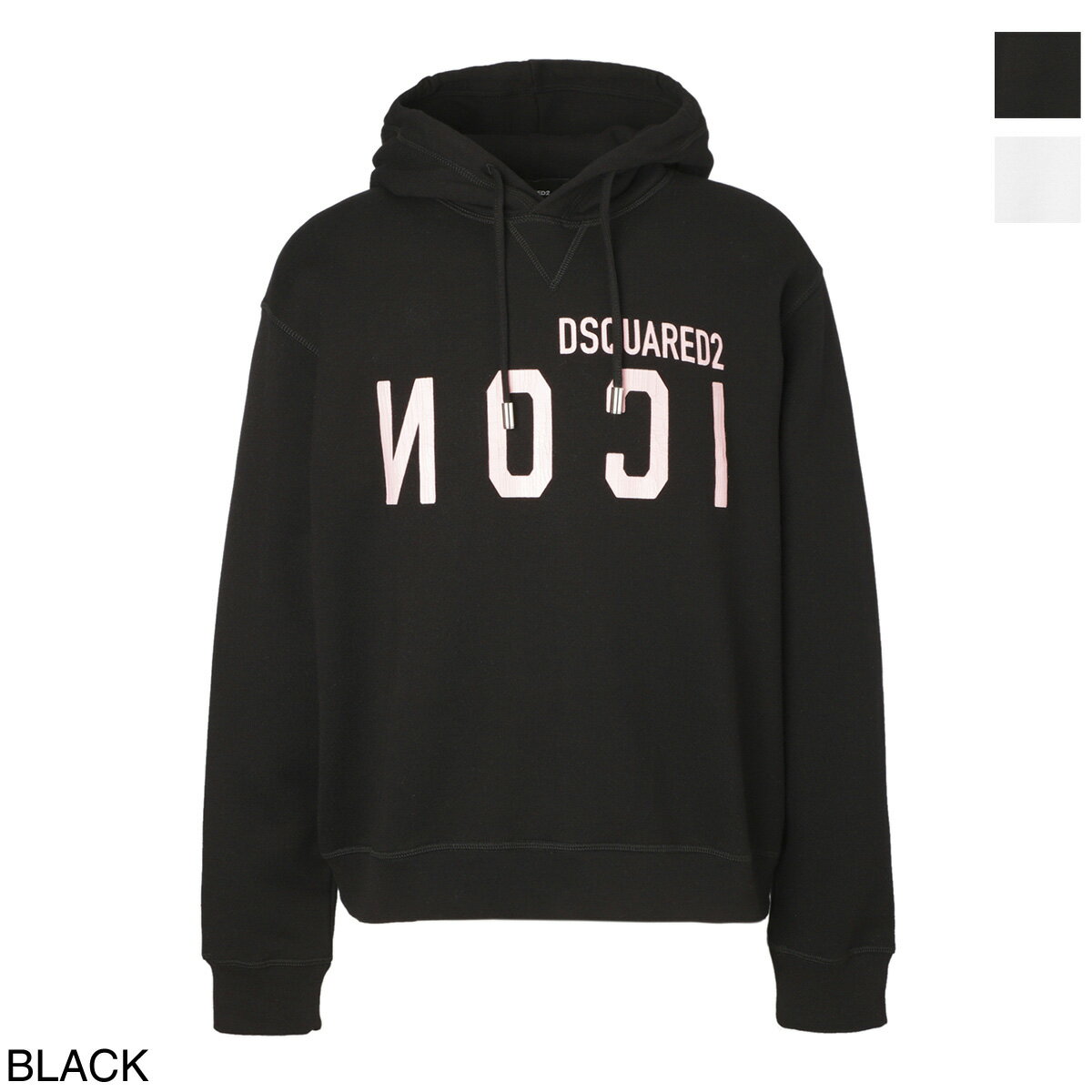 ディースクエアード DSQUARED2 フーデッドパーカ s79gu0103 s25516 900 BE ICON COOL HOODIE