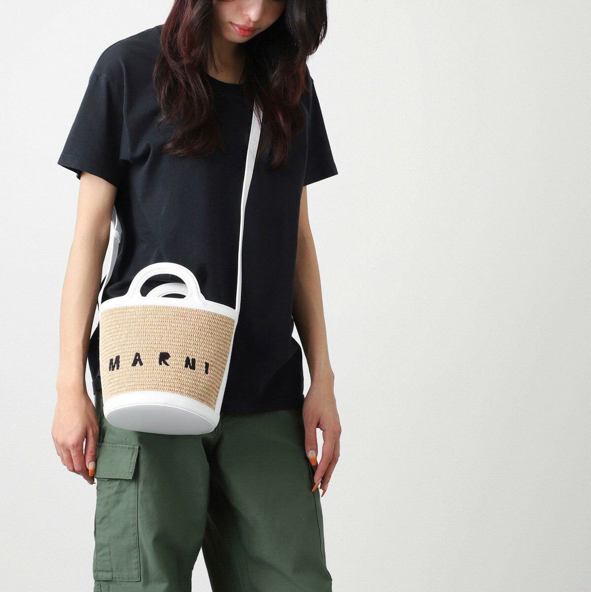 マルニ MARNI ハンドバッグ 2WAY バケットバッグ マルチカラー scmp0056q1 p3860 z0t01 TROPICALIA SMALL BUCKET BAG