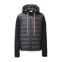 【4/1限定 当選確率1/2 MAX100 POINT BACK ※要エントリー】【アウトレット】モンクレール MONCLER ダウン切り替え ジップアップニット ブラック 9b00005 m1367 999【あす楽対応_関東】【返品送料無料】 2023SS