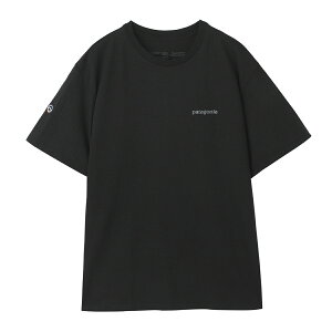 パタゴニア patagonia クルーネック半袖Tシャツ ブラック メンズ レディース 37665 inbk Fitz Roy Icon Responsibili-Tee【あす楽対応_関東】【返品送料無料】【ラッピング無料】[2023SS]