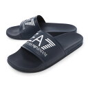 エンポリオアルマーニ EA7 EMPORIO ARMANI サンダル ブルー メンズ 大きいサイズあり xcp001 xcc22 00285 SLIPPER VISIBILITY SW U【返品送料無料】【ラッピング無料】[2024SS]