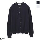 ノアール カーディガン レディース ジョンスメドレー JOHN SMEDLEY クルーネック カーディガン elinor navy ELINOR シーアイランドコットン 30ゲージ MODERN FIT【返品送料無料】[2023SS]