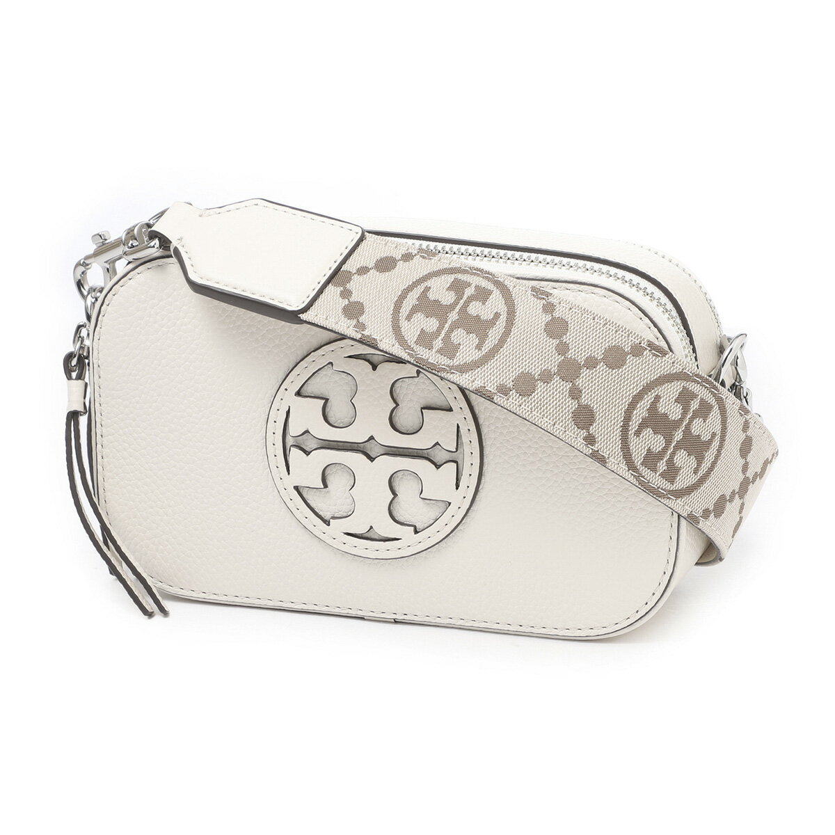 トリーバーチ 可愛いショルダーバッグ レディース トリーバーチ TORY BURCH ショルダーバッグ クロスボディバッグ ホワイト レディース 150153 104 MINI MILLER【返品送料無料】【ラッピング無料】[2024SS]