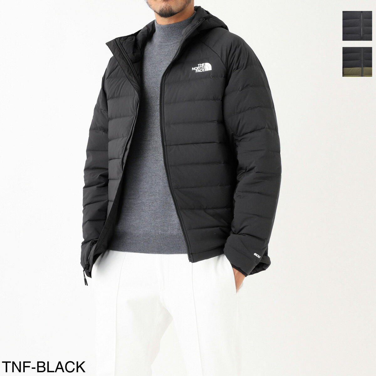 ザ・ノース・フェイス ダウンジャケット メンズ 【アウトレット】ノースフェイス THE NORTH FACE ダウンジャケット nf0a7uje jk3 M BELLEVIEW STRETCH DOWN HOODIE【返品送料無料】