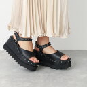 【アウトレット】ステラマッカートニー STELLA McCARTNEY サンダル プラットフォームサンダル ブラック レディース 810201 w1dx0 1000 ELYSE【返品送料無料】【ラッピング無料】