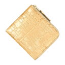 コム デ ギャルソン COMME des GARCONS コインケース ゴールド メンズ レディース sa3100eg gold EMBOSSED LOGOTYPE【返品送料無料】【ラッピング無料】[2024SS]