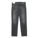 アントレアミ ジーンズ メンズ 【1万5千円均一】アントレアミ entre amis ボタンフライジーンズ ブラック 8177 344l4000 5 TK DENIM CORTO【返品送料無料】[2023SS]