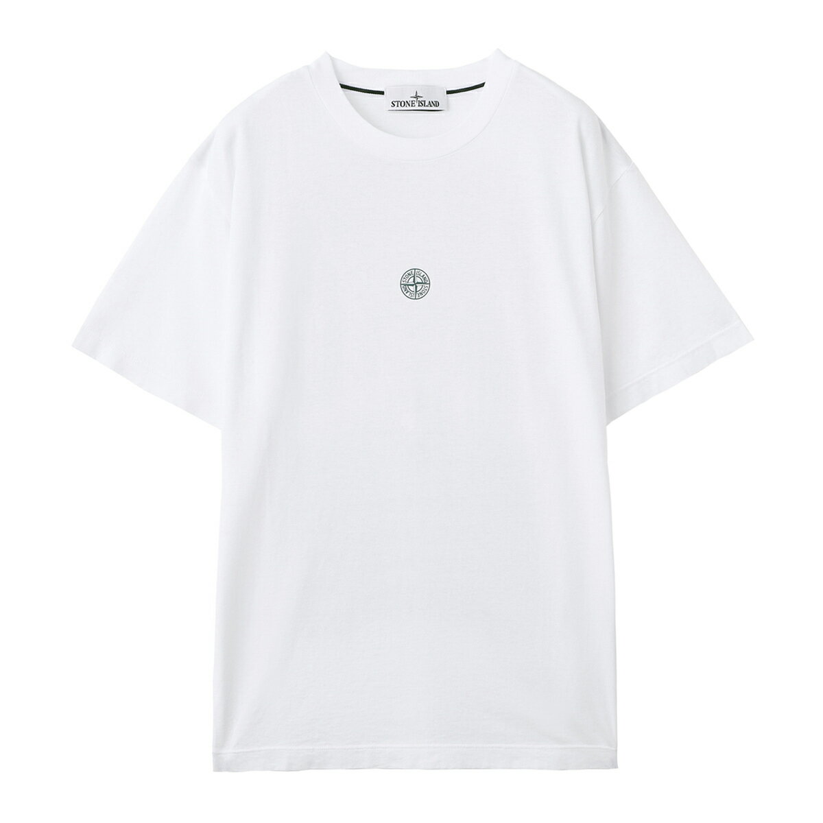 ストーンアイランド STONE ISLAND クルーネック半袖Tシャツ ホワイト メンズ 78152ns86 v0001 2NS86 LETTERING ONE PRINT