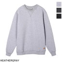 カーハート Carhartt スウェット k124 hgy heathergray MIDWEIGHT CREWNECK SWEATSHIRT【返品送料無料】