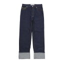 ロエベ LOEWE ボタンフライジーンズ フィッシャーマンデニム ブルー メンズ h526y11x41 5820 FISHERMAN TURN UP JEANS【返品送料無料】【ラッピング無料】